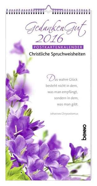 GedankenGut 2016: Postkartenkalender 'Christliche Spruchweisheiten' Posters