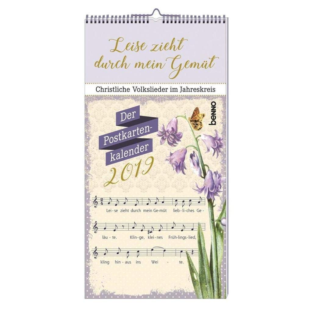 Leise zieht durch mein Gemüt 2019: Christliche Lieder im Jahreskreis - Der Postkartenkalender Sheet Music