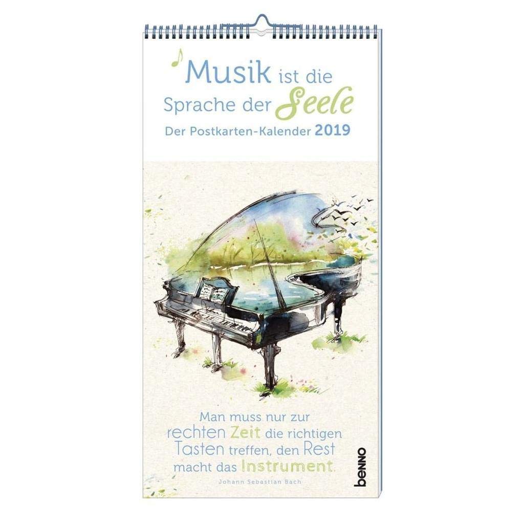 Musik ist die Sprache der Seele 2019: Der Postkarten-Kalender Arts & Music
