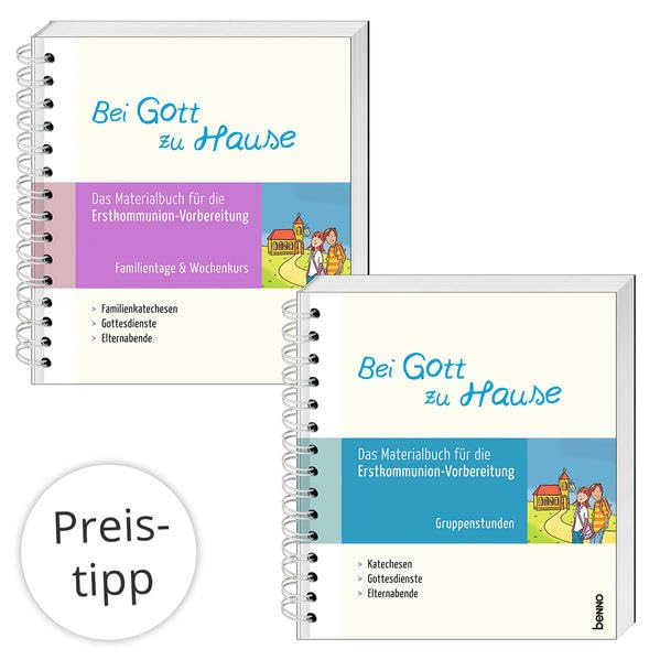 2er Set Materialbücher Bei Gott zu Hause: Gruppenstunden + Familientage & Wochenkurs Religion & Esotericism
