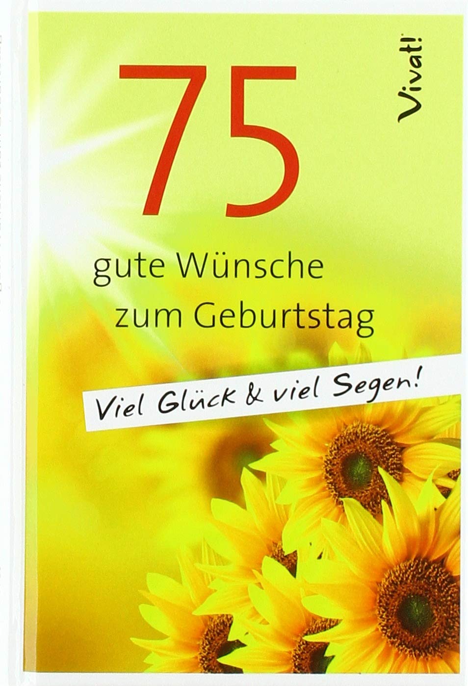 Geschenkbuch »75 gute Wünsche zum Geburtstag« Lifestyle