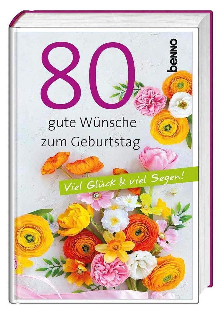 Geschenkbuch »80 gute Wünsche zum Geburtstag« Lifestyle