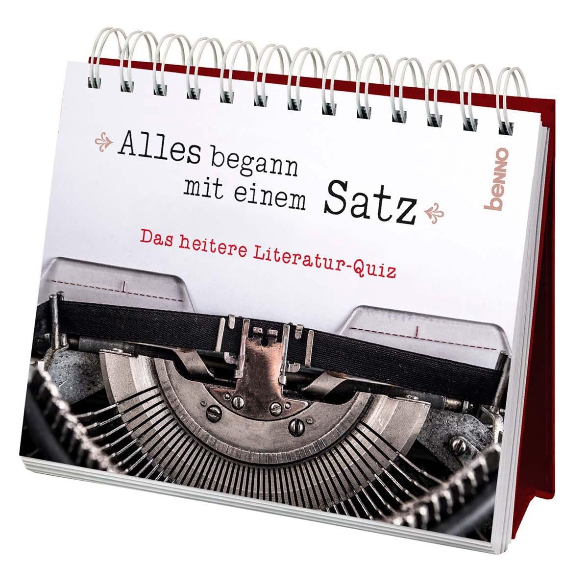 Alles begann mit einem Satz: Das heitere Literatur-Quiz Contemporary literature