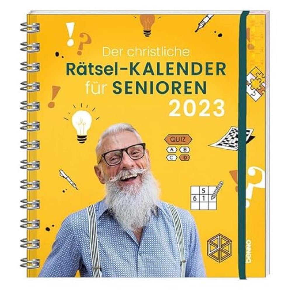 Der christliche Rätsel-Kalender für Senioren 2024 Leisure & Fun