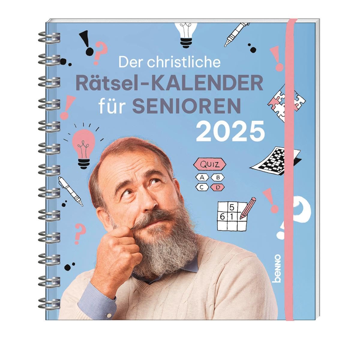 Der christliche Rätsel-Kalender für Senioren 2025 Leisure & Fun