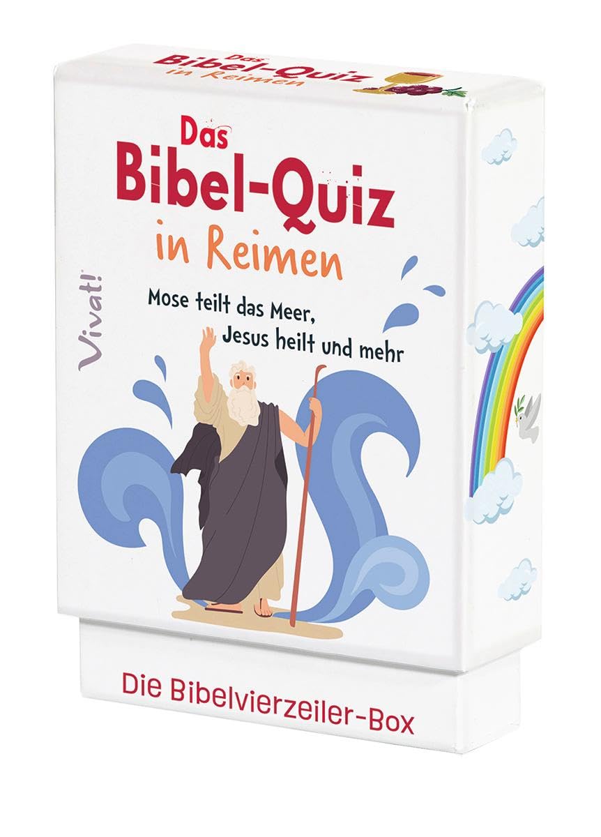 Das Bibel-Quiz in Reimen: Mose teilt das Meer, Jesus heilt und mehr book