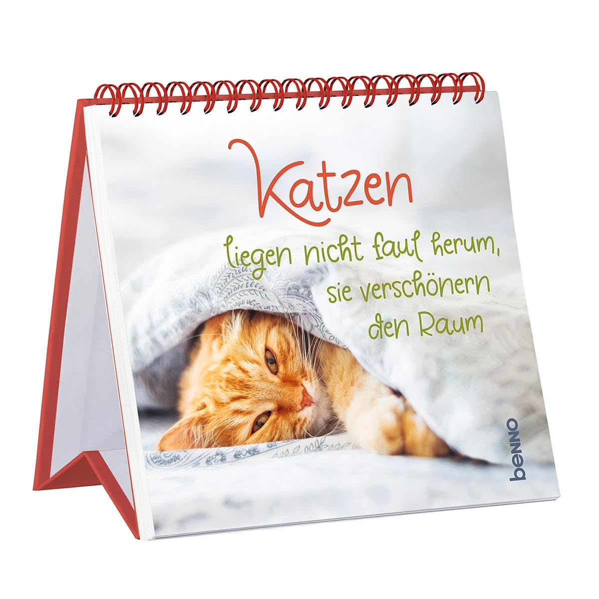 Katzen liegen nicht faul herum, sie verschönern den Raum Poetry