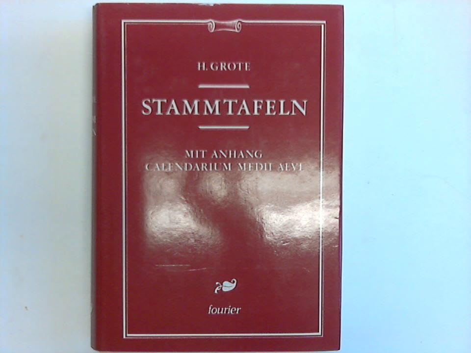 Stammtafeln Books