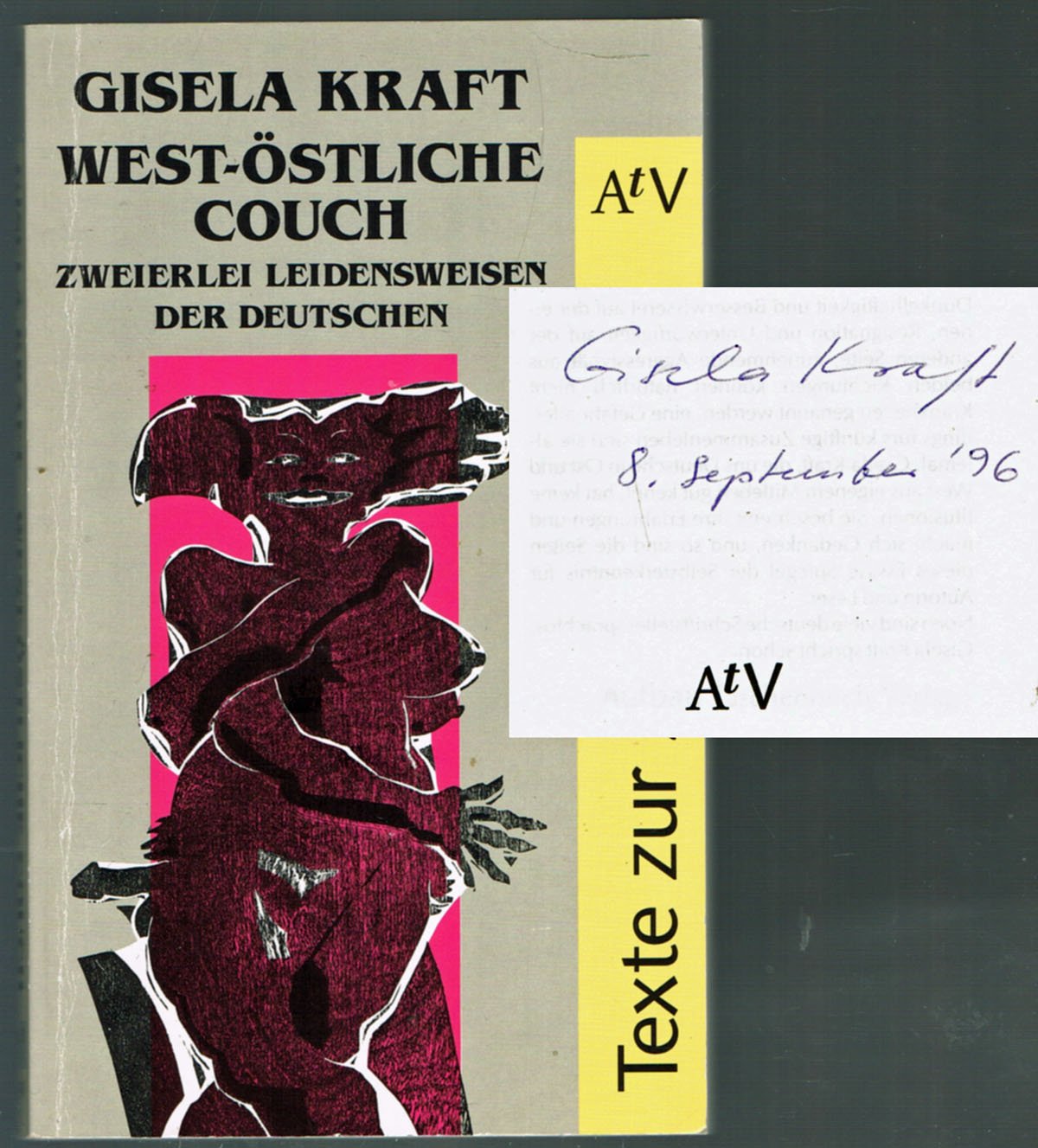 West-östliche Couch: Zweierlei Leidensweisen der Deutschen. Noten und Abhandlungen. (Texte zur Zeit) (Aufbau Taschenbücher) Social Sciences