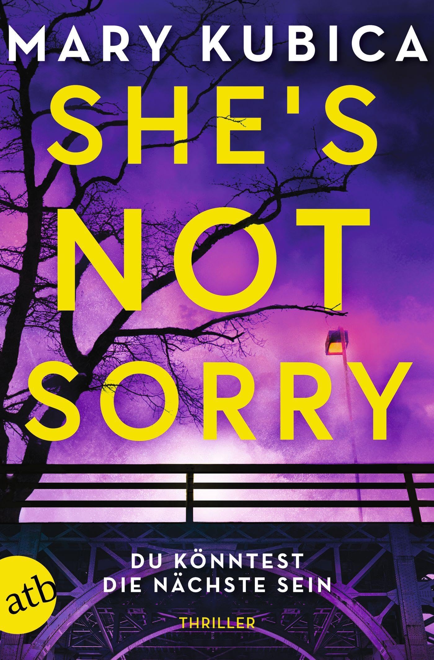 She's Not Sorry - Du könntest die Nächste sein Contemporary literature