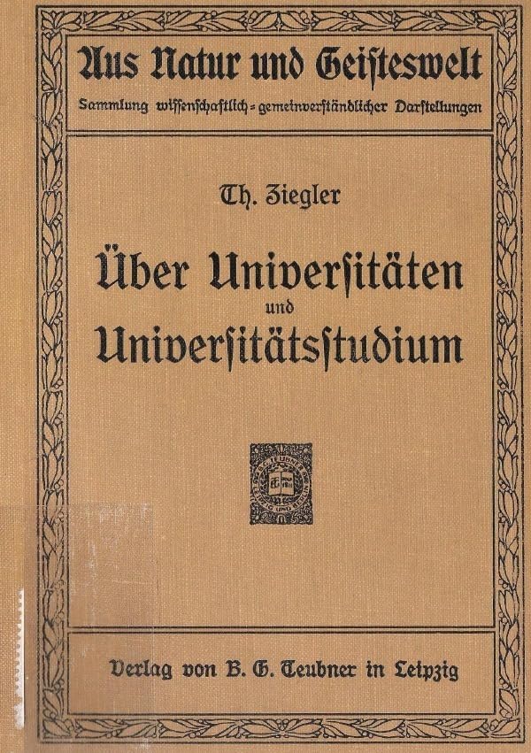 Über Universitäten und Universitätsstudium Politics & History
