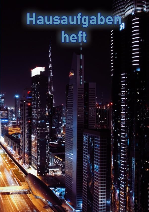 DinA5 Hausaufgabenheft: Hausaufgabenheft in einem städtischen Cover Education & Training