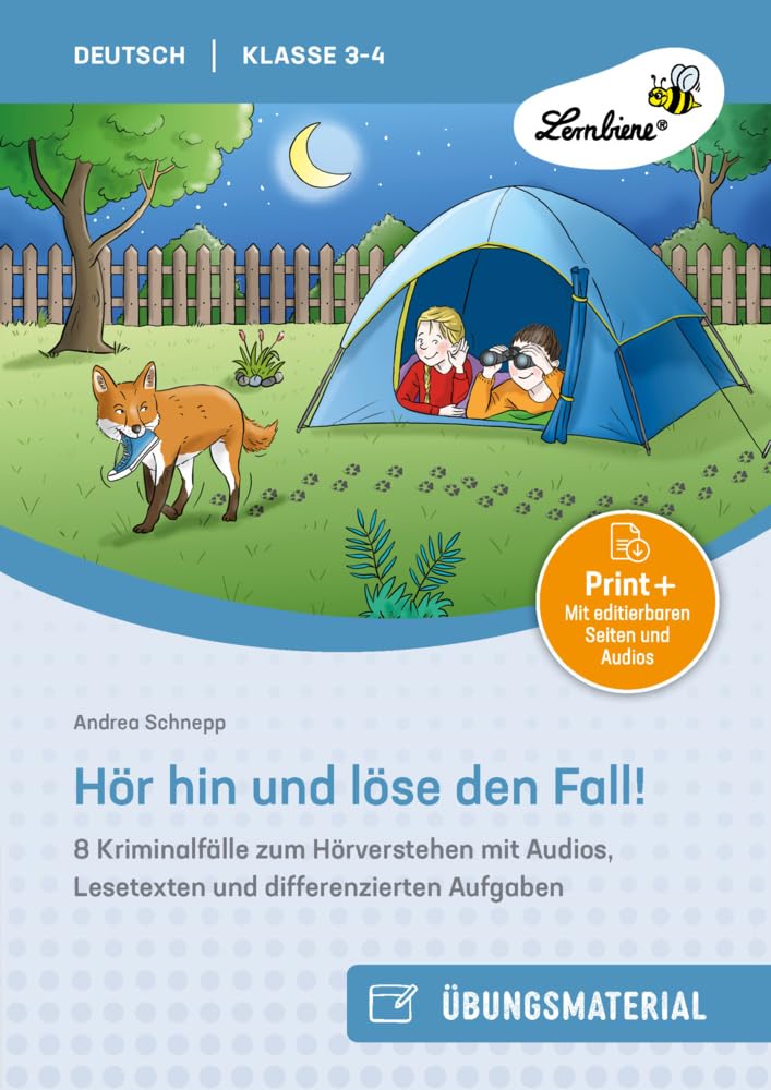 Hör hin und löse den Fall: 8 Kriminalfälle zum Hörverstehen mit Audios, Lese texten und differenzierten Aufgaben für Klasse 3-4 Professional & Reference Books