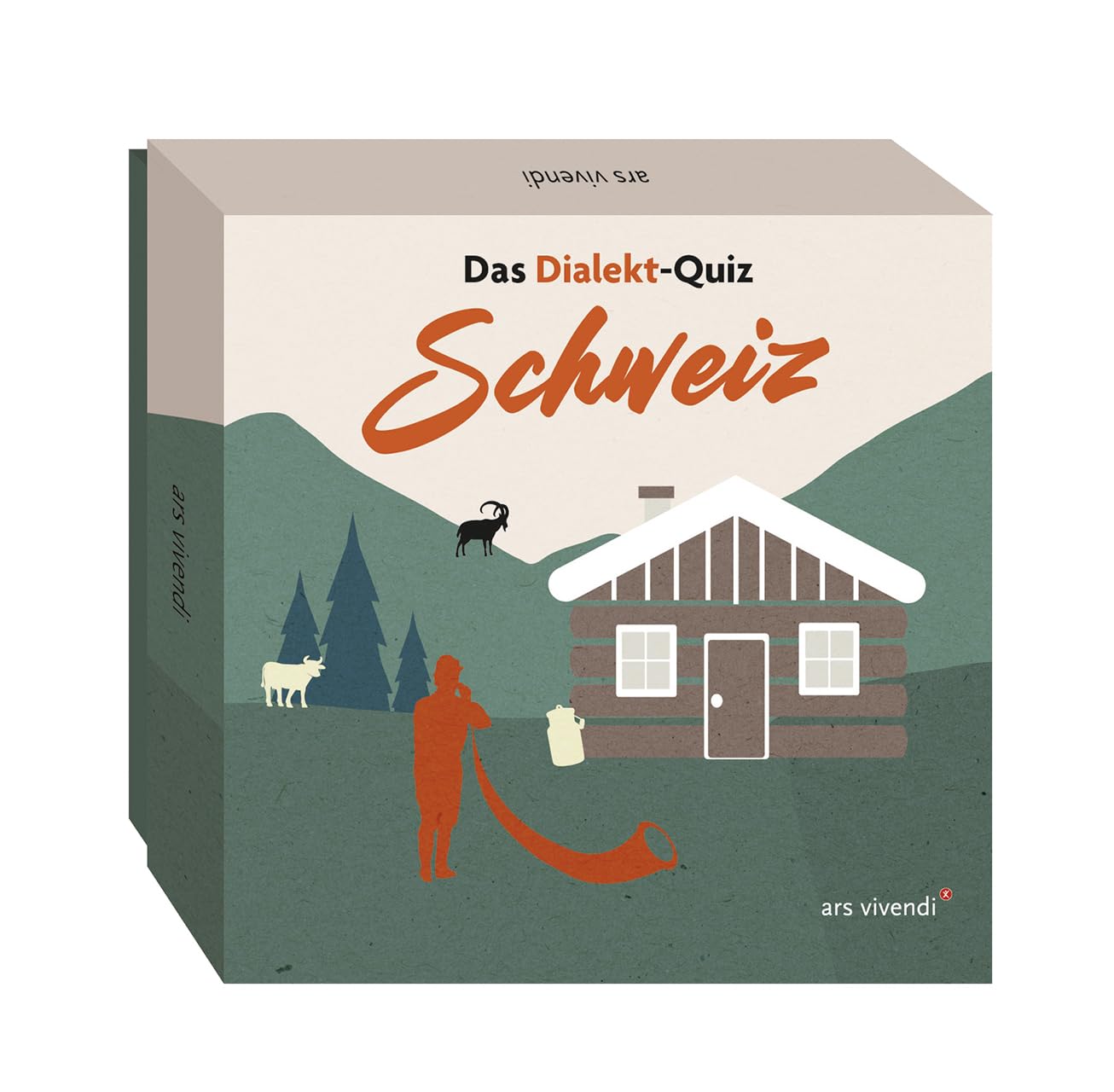Dialekt-Quiz Schweiz – 66 Quizfragen und Antworten zu Schweizer Dialekten - Sprachspiel für Erwachsene und Familien - Schweizerdeutsch spielerisch ... : Box mit 66 Spielkarten und Anleitung Arts & Music