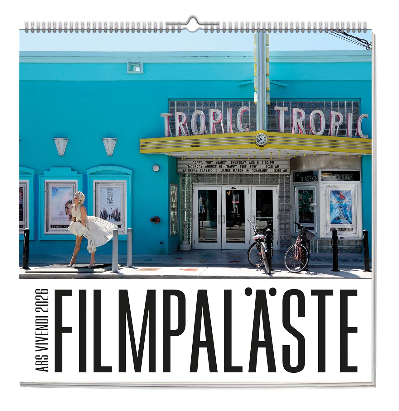 Filmpaläste 2026 – Wandkalender mit ikonischen Kinomotiven & Infos zu den schönsten Filmtheatern weltweit - Leinwandmagie für Cineasten Photography