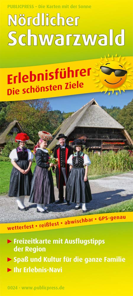 Nördlicher Schwarzwald: Erlebnisführer mit Informationen zu Freizeiteinrichtungen auf der Kartenrückseite, wetterfest, reißfest,abwischbar, GPS-genau. 1:150000 (Erlebnisführer: EF) Leisure, Home & Garden