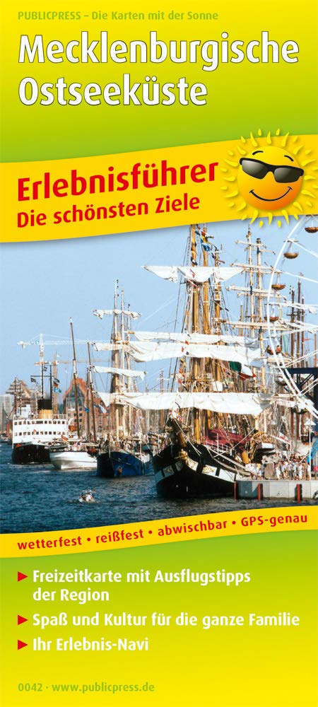 Mecklenburgische Ostseeküste: Erlebnisführer mit Informationen zu Freizeiteinrichtungen auf der Kartenrückseite, GPS-genau. 1:180000 (Erlebnisführer: EF) Leisure, Home & Garden