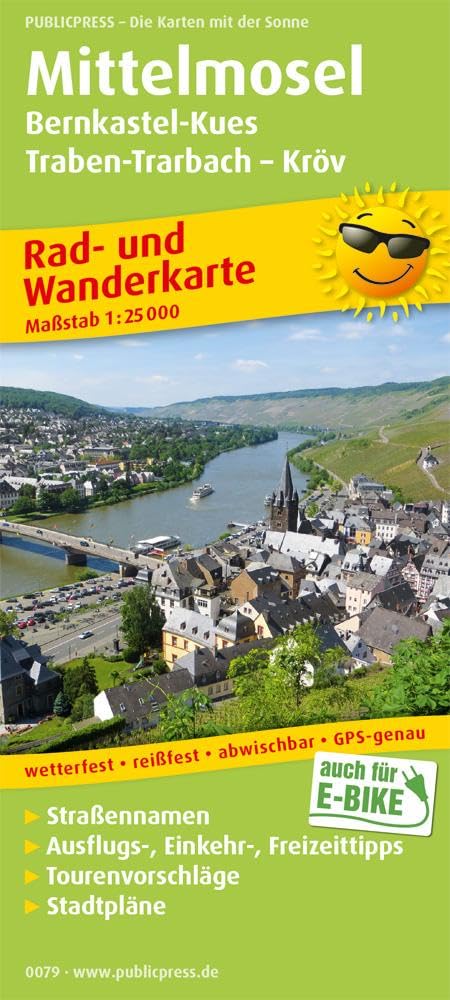 Mittelmosel, Bernkastel-Kues - Traben-Trarbach - Kröv 1 : 25 000 Leisure, Home & Garden