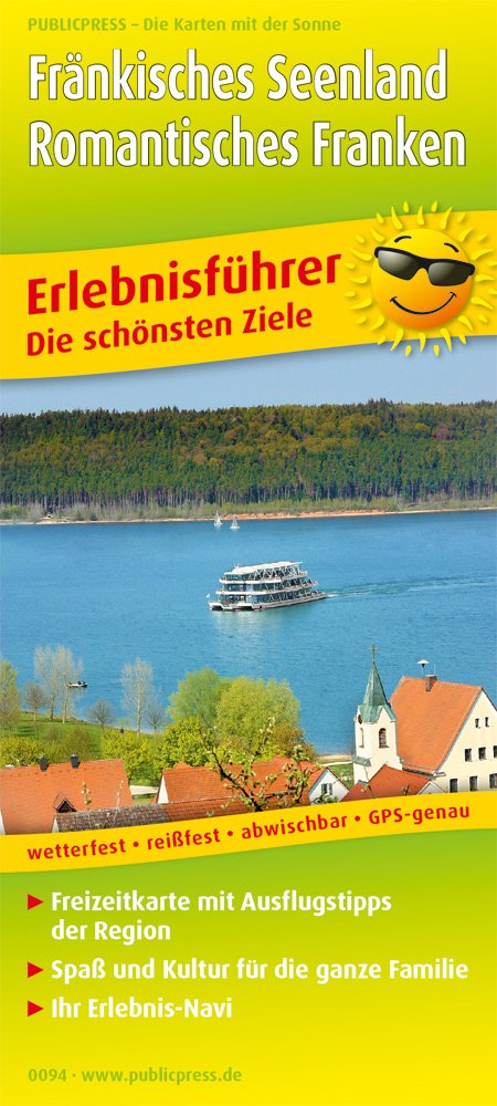 Fränkisches Seenland - Romantisches Franken: Erlebnisführer mit Informationen zu Freizeiteinrichtungen auf der Kartenrückseite, wetterfest, reißfest, ... GPS-genau. 1:125000 (Erlebnisführer: EF) Leisure, Home & Garden