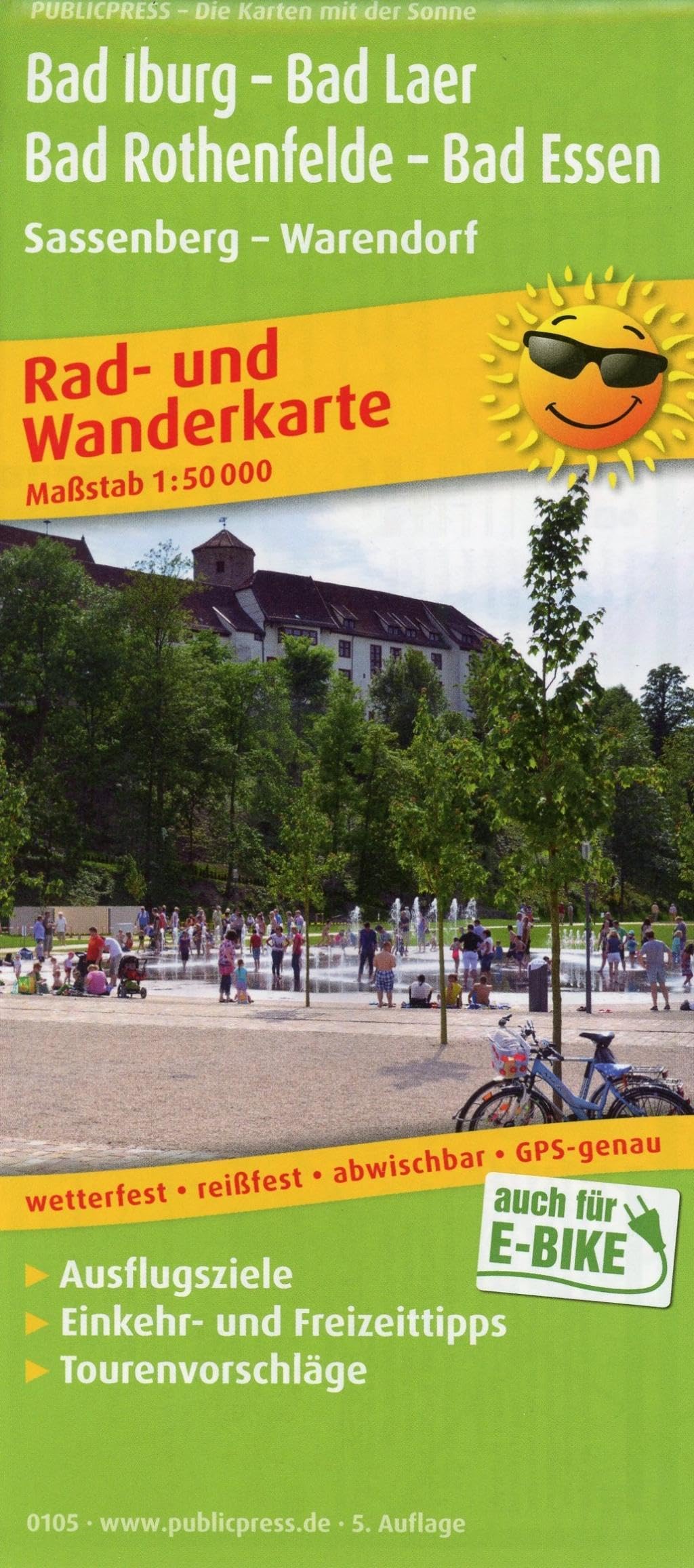 Bad Iburg - Bad Laer - Bad Rothenfelde - Bad Essen, Sassenberg - Warendorf 1:50 000 Leisure, Home & Garden