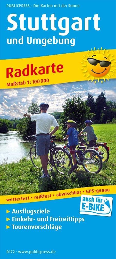 Stuttgart und Umgebung: Radkarte mit Ausflugszielen, Einkehr- & Freizeittipps, wetterfest, reissfest, abwischbar, GPS-genau. 1:100000 (Radkarte: RK) Leisure, Home & Garden