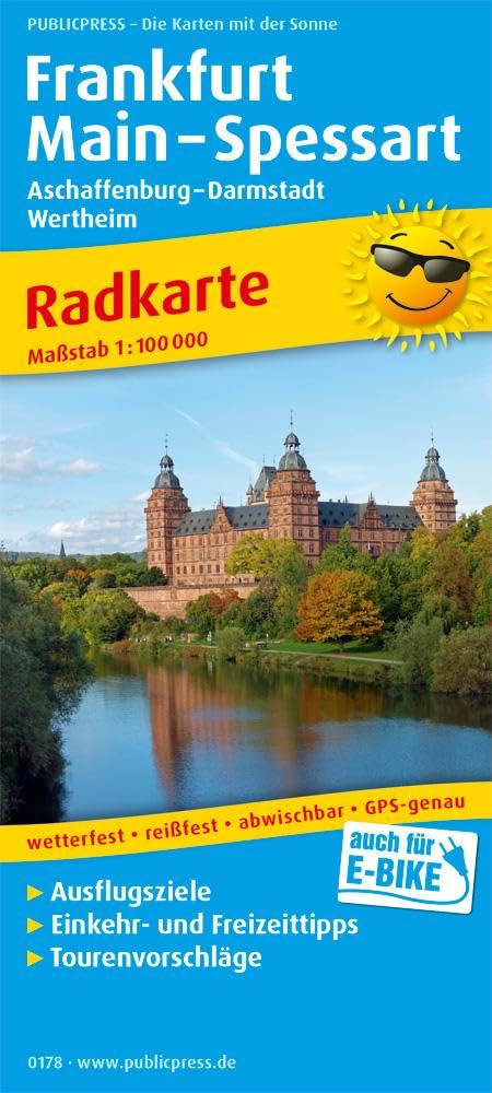 Frankfurt - Main - Spessart, Aschaffenburg - Darmstadt, Wertheim 1:100 000 Leisure, Home & Garden