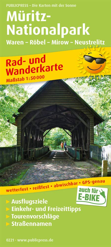 Müritz-Nationalpark, Waren - Röbel - Mirow - Neustrelitz: Rad- und Wanderkarte mit Ausflugszielen, Einkehr- & Freizeittipps, Nebenkarte Müritz ... 1:50000 (Rad- und Wanderkarte: RuWK) Leisure, Home & Garden