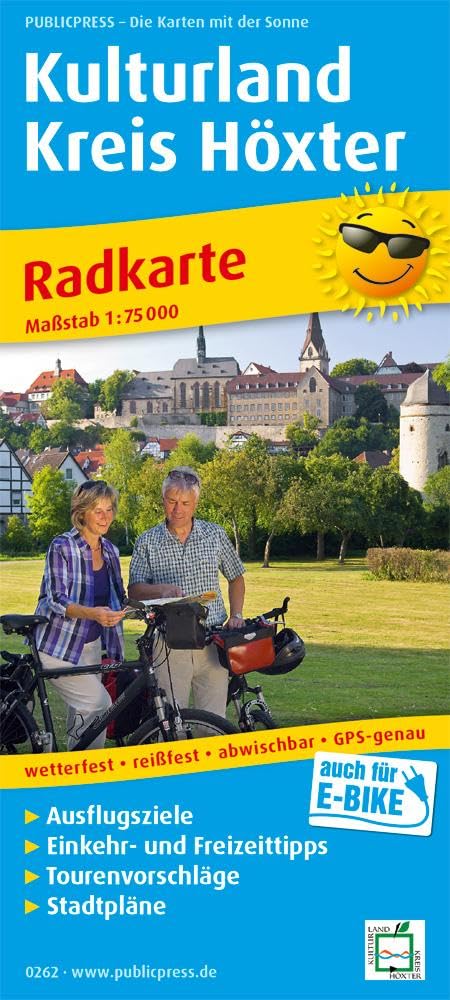 Kulturland Kreis Höxter: Radkarte mit Ausflugszielen, Einkehr- & Freizeittipps, wetterfest, reissfest, abwischbar, GPS-genau. 1:75000 (Radkarte: RK) Leisure, Home & Garden