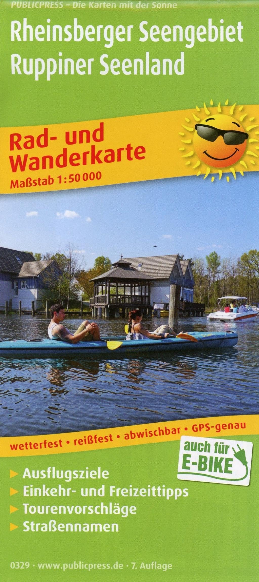 Rheinsberger Seengebiet - Ruppiner Land: Rad- und Wanderkarte mit Ausflugszielen, Einkehr- & Freizeittipps, wetterfest, reissfest, abwischbar, GPS-genau. 1:50000 (Rad- und Wanderkarte: RuWK) Leisure, Home & Garden