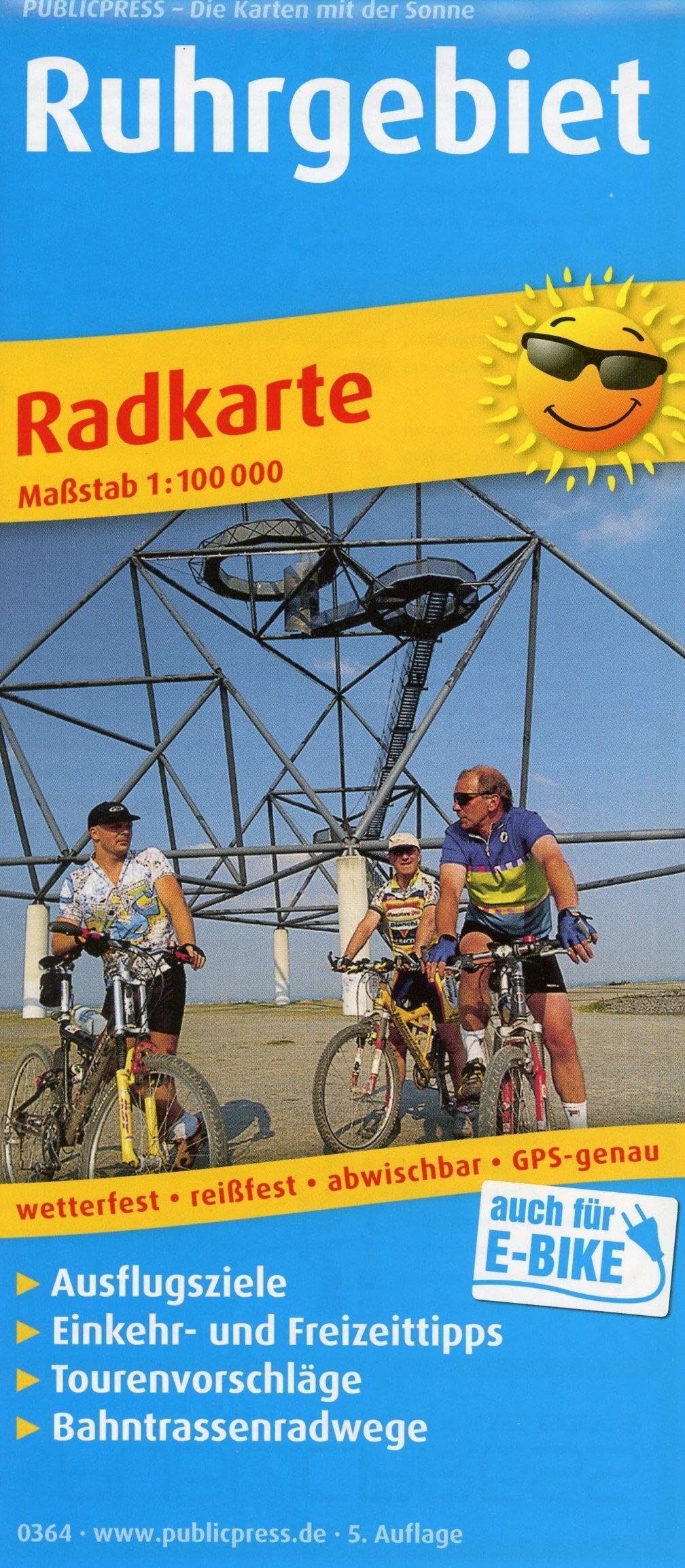 Ruhrgebiet: Radkarte mit Ausflugszielen, Einkehr- & Freizeittipps, wetterfest, reissfest, abwischbar, GPS-genau. 1:100000 (Radkarte: RK) Leisure, Home & Garden