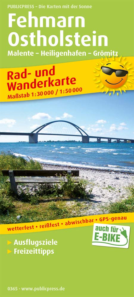 Fehmarn - Ostholstein, Malente - Heiligenhafen - Grömitz . 1:30 000/1:50 000 book