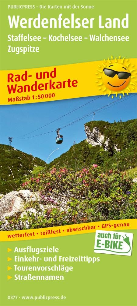 Werdenfelser Land, Staffelsee - Kochelsee - Walchensee - Zugspitze: Rad- und Wanderkarte mit Ausflugszielen, Einkehr- & Freizeittipps, Straßennnamen, ... 1:50000 (Rad- und Wanderkarte: RuWK) Leisure, Home & Garden