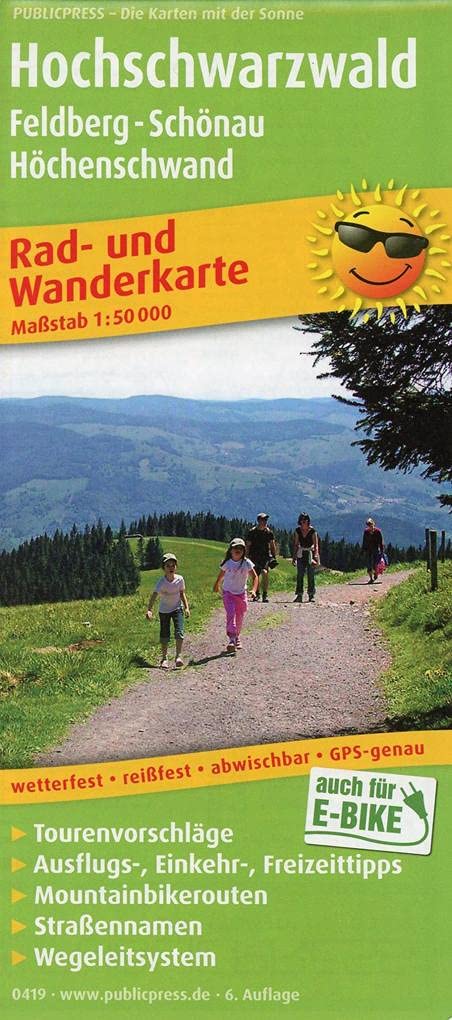 Hochschwarzwald, Feldberg - Schönau - Höchenschwand: Rad- und Wanderkarte mit Ausflugszielen, Einkehr- & Freizeittipps, Mountainbikerouten, ... 1:50000 (Rad- und Wanderkarte: RuWK) Leisure, Home & Garden