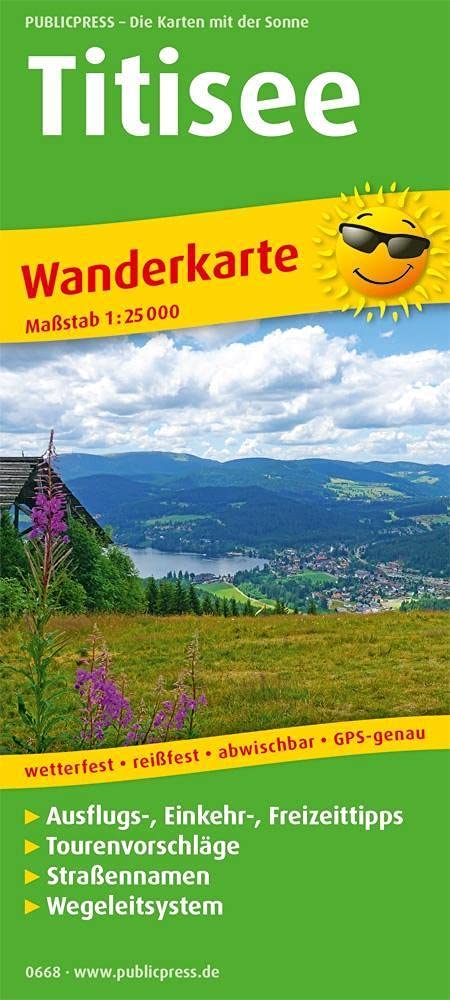 Titisee: Wanderkarte mit Ausflugszielen, Einkehr- & Freizeittipps, wetterfest, reißfest, abwischbar, GPS-genau. 1:25000 (Wanderkarte: WK) Leisure, Home & Garden
