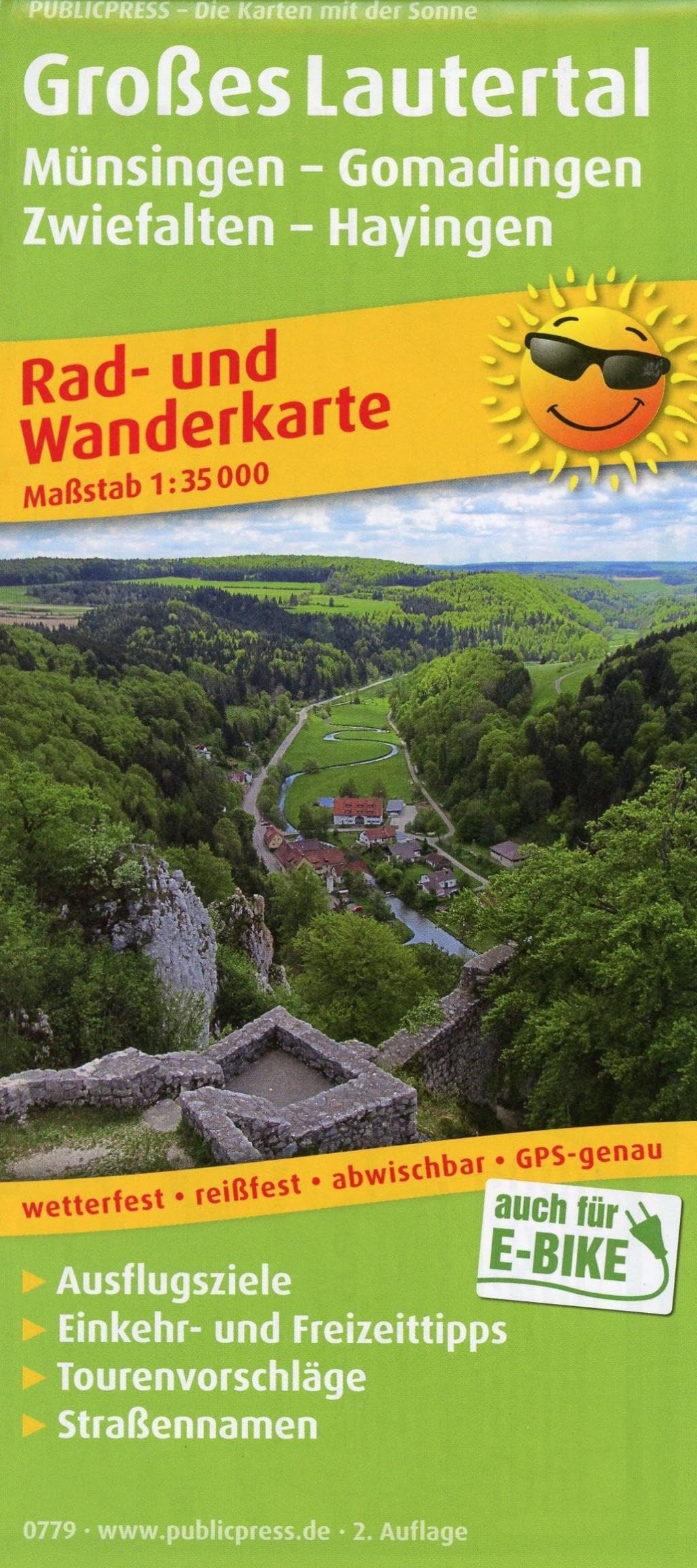 Großes Lautertal, Münsingen - Gomadingen - Zwiefalten - Hayingen 1:35 000 Leisure, Home & Garden