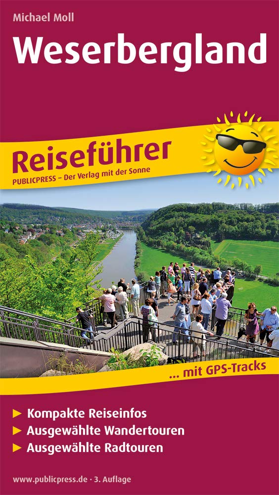 Weserbergland: Reiseführer für Ihren Aktiv-Urlaub, kompakte Reiseinfos, ausgewählte Rad- und Wandertouren, übersichtlicher Kartenatlas (Reiseführer / RF) Leisure, Home & Garden