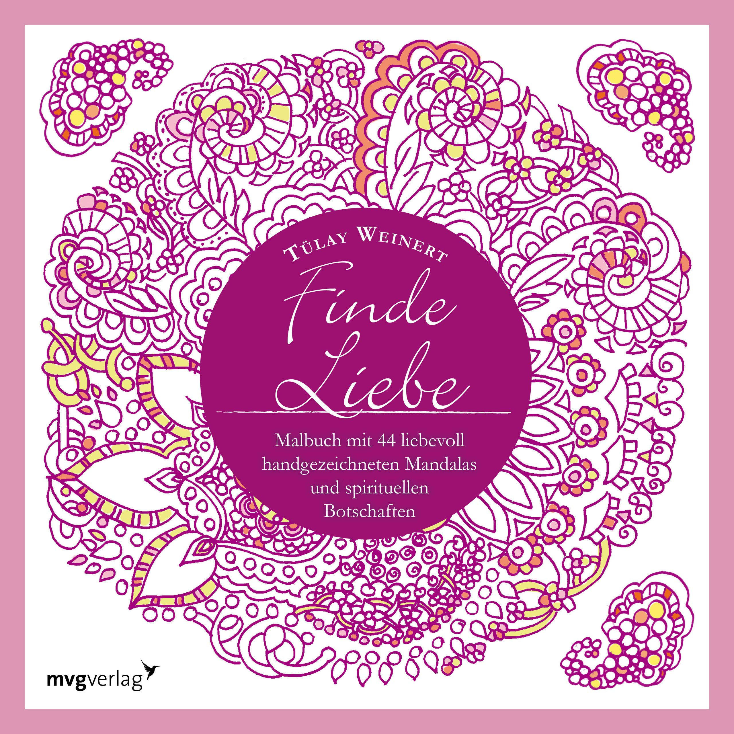 Finde Liebe: Malbuch mit 44 liebevoll handgezeichneten Mandalas und spirituellen Botschaften Leisure, Home & Garden