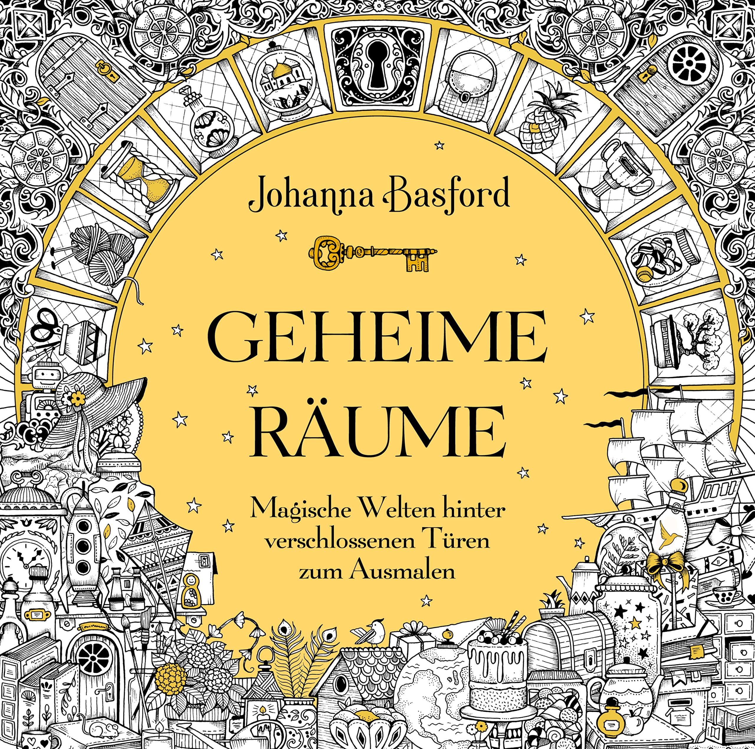 Geheime Räume: Magische Welten hinter verschlossenen Türen zum Ausmalen – Ein Ausmalbuch für Erwachsene Film, Art & Culture
