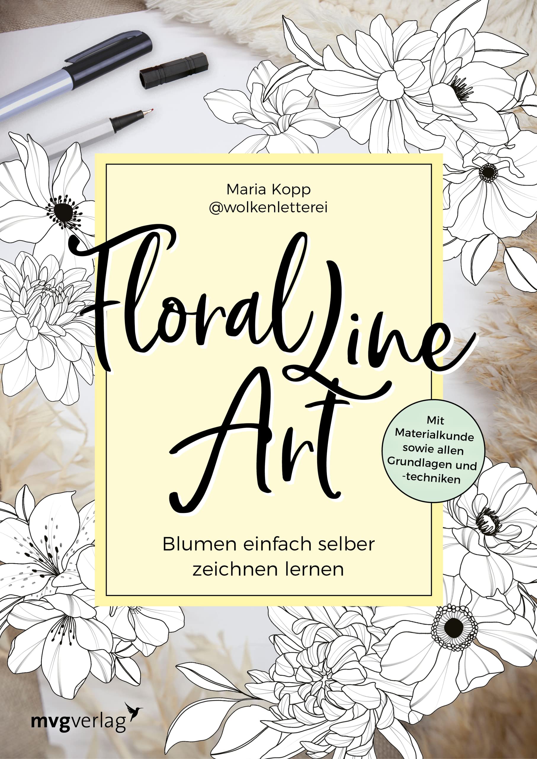 Floral Line Art Second-hand books on film, art and culture