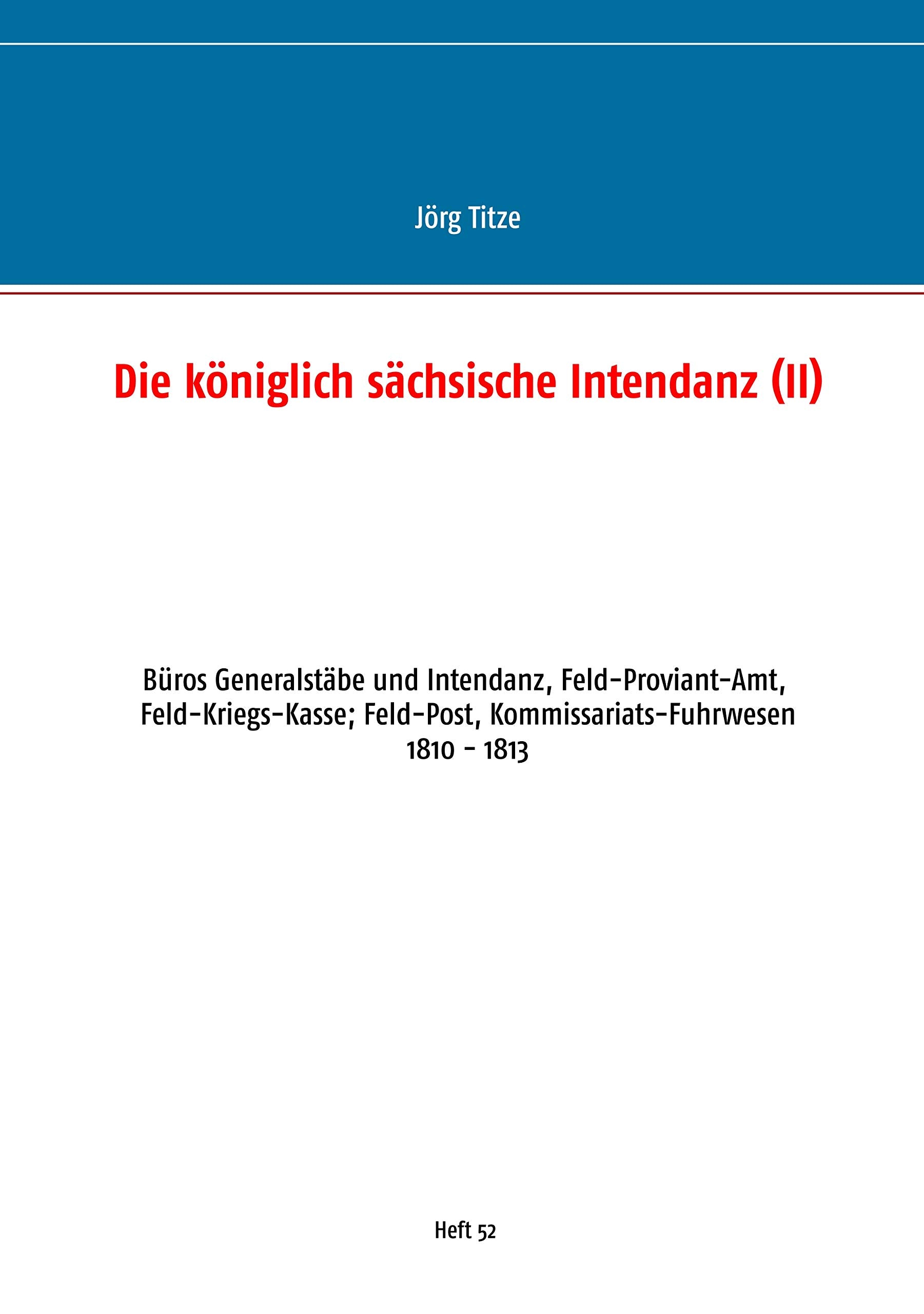 Die königlich sächsische Intendanz German history