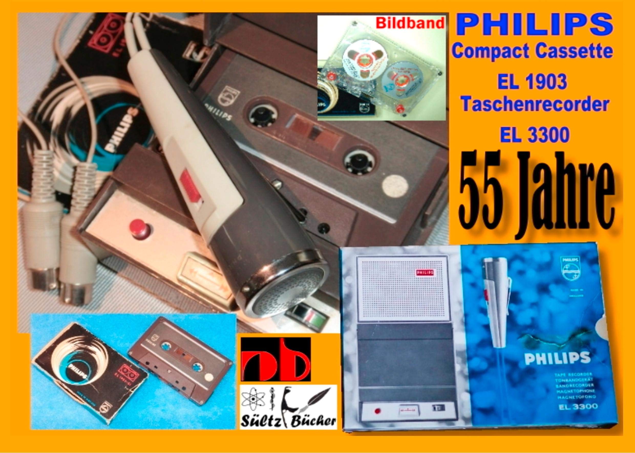 55 Jahre PHILIPS - welterste Compact Cassette EL 1903 + Recorder EL 3300 Hobbies & Crafts
