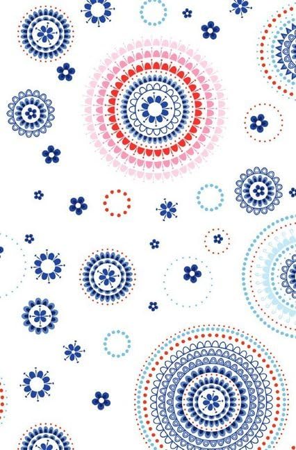 Schreibwandel Notizbuch "rot-blaue Mandalas": glänzendes Softcover mit 399 punktierten Seiten (Schreibwandel Design) Business, Finance & Career
