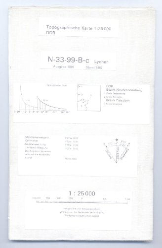 Topographische Karte 1:25 000, Bl. 2745., Lychen Leisure, Home & Garden