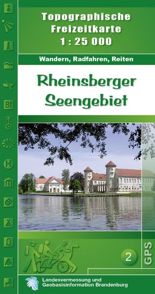 Rheinsberger Seengebiet 1 : 25 000 Leisure, Home & Garden