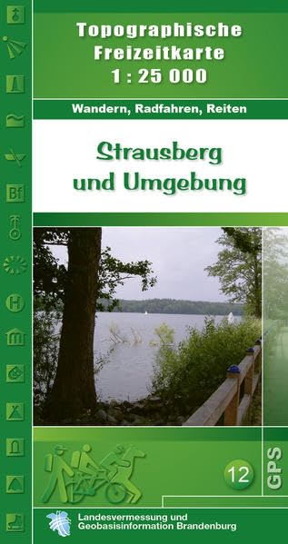 Topographische Karten Brandenburg, Strausberg und Umgebung (Topographische Freizeitkarte 1:25000, Land Brandenburg / Für Wanderungen, Rad- und Bootsfahrten) Leisure, Home & Garden