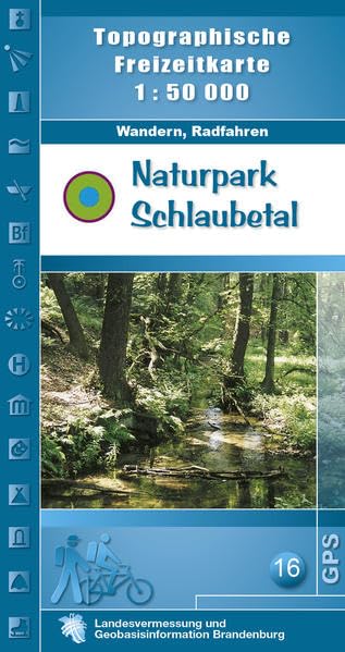 Topographische Karten Brandenburg, Naturpark Schlaubetal: Topographische Freizeitkarte 1:50000 (Topographische Freizeitkarten 1:50000, Land Brandenburg: Für Wanderungen, Rad- und Bootsfahrten) Leisure, Home & Garden