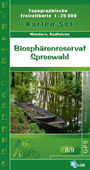 Biosphärenreservat Spreewald 1 : 25 000 Karten-Set Leisure, Home & Garden