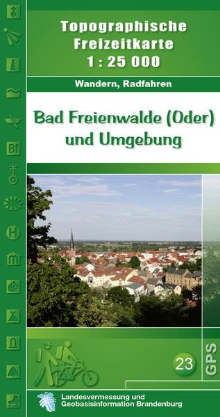 Bad Freienwalde (Oder) und Umgebung 1 : 25 000 Leisure, Home & Garden