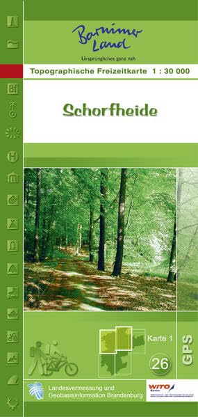 Schorfheide: Topographische Freizeitkarte 1:30000 (Topographische Freizeitkarten 1:30000 Land Brandenburg) Leisure, Home & Garden