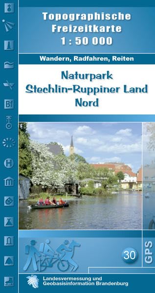 Naturpark Stechlin-Ruppiner Land Nord 1 : 50 000 Leisure, Home & Garden